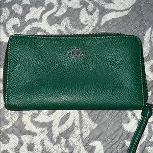 Coach Emerald Leather Women's Wallet